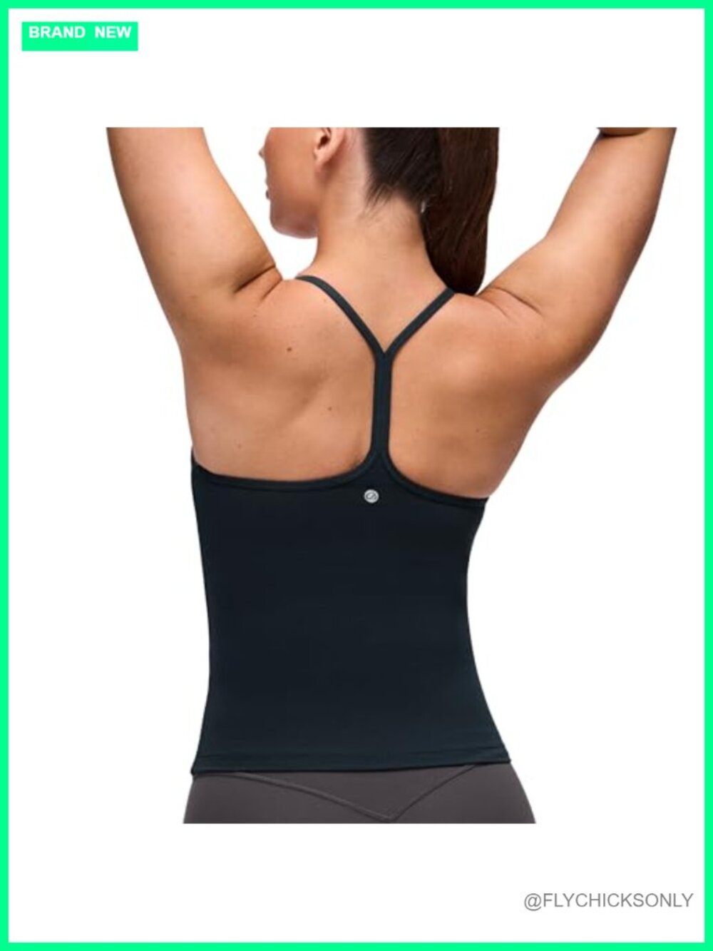Butterluxe Padded Cropped Tank Top Shelf Bra Y Back Yoga Activewear